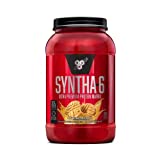 BSN SYNTHA-6 Whey Protein Powder with Micellar Casein, Milk Protein Isolate Powder, Peanut Butter...