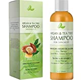 Argan Oil Shampoo with Tea Tree - Sulfate Free Clarifying Shampoo for Build Up with Aromatherapy...