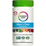 Rainbow Light Multivitamin for Men, Vitamin C, D & Zinc, Probiotics, Men's One Multivitamin Provides...