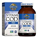 Garden of Life Vitamin Code Whole Food Multivitamin for Men - 240 Capsules, Vitamins for Men, Fruit...