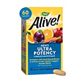 Nature’s Way Alive! Men’s Ultra Potency Complete Multivitamin, High Potency B-Vitamins, Energy...