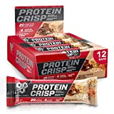 BSN Protein Bars - Protein Crisp Bar by Syntha-6, Whey Protein, 20g of Protein, Gluten Free, Low...